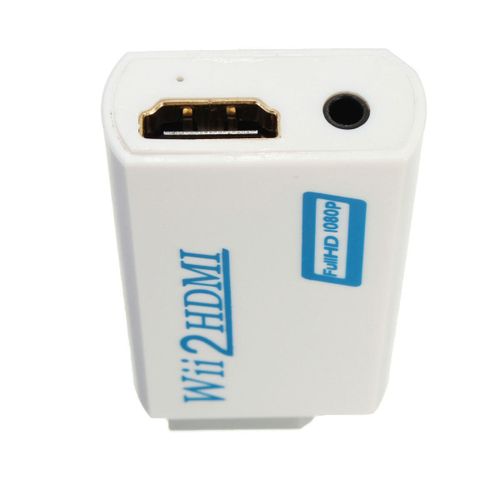 Wii HDMI Adapter 1080p Wii to HDMI Converter 3.5mm Adapter Audio HD Video  Output