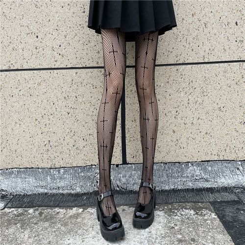 Fashion Lace Cute Girls Black G Stockings Trousers Tights Japanese Gothic  Women Nylon-black G @ Best Price Online