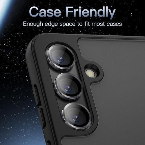 product_image_name-Generic-Samsung Galaxy S24 Plus Black Metal Ring Camera Lens Protector, Camera Protection Accessory-3