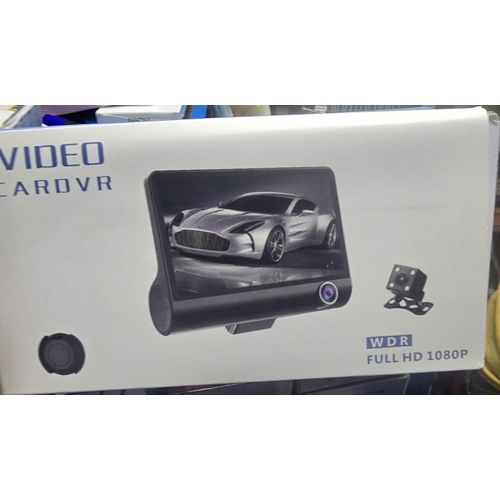 Complete Driving Recorder System – Vehicle Blackbox DVR 1080P with 3 Cameras and G-Sensor Protection