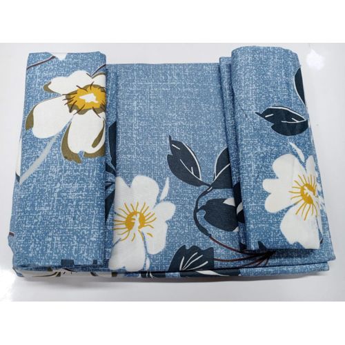 product_image_name-Generic-Quality Cotton Bed Sheet Set 2 Flat Bedsheets & 2 Pillow Cases-1