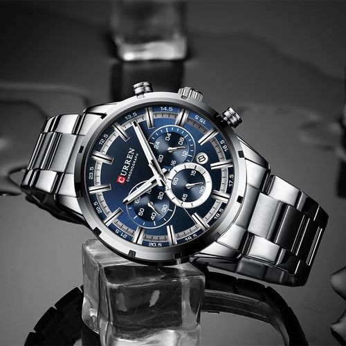 product_image_name-Curren-Men's Functional Chronograph Wrist Watch-2