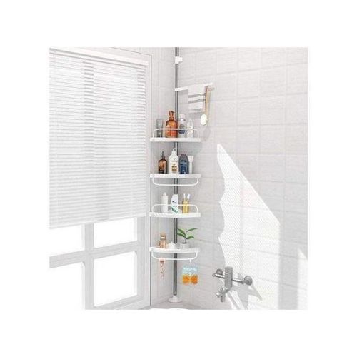 product_image_name-Generic-4 Tier Telescopic Bathroom Corner Shelf Shower Caddy-2