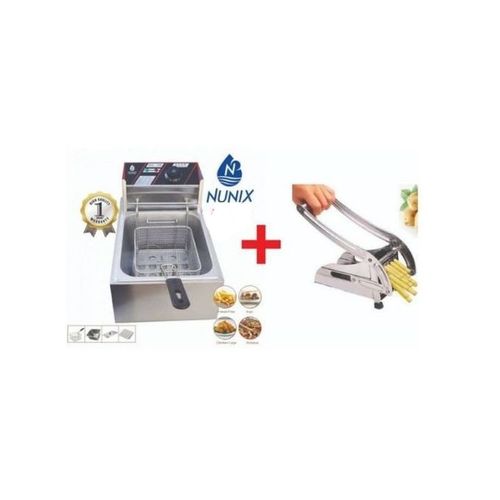 Nunix 6 Ltrs Deep Fryer + Free Chips Cutter Best Price Online Jumia