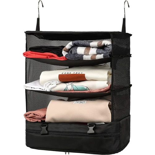 travel bag hanging shelves