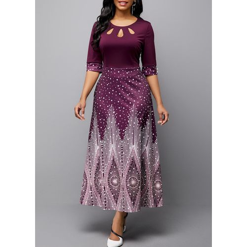 Long dress styles with African print 2020: photos 