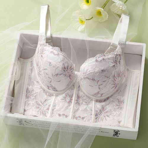  Womens Full Coverage Floral Lace Underwired Bra