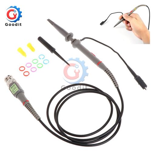 100MHz New Test Scope Probes BNC Analyzer Clip Test Leads Kit Cable  Oscilloscope