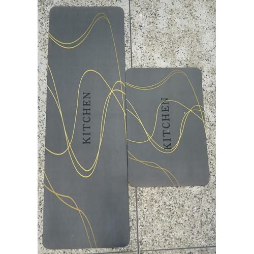 product_image_name-Generic- Non-Slip ,Washable,Rubber Kitchen Mat Set Rugs for Kitchen Floor-2pcs -2