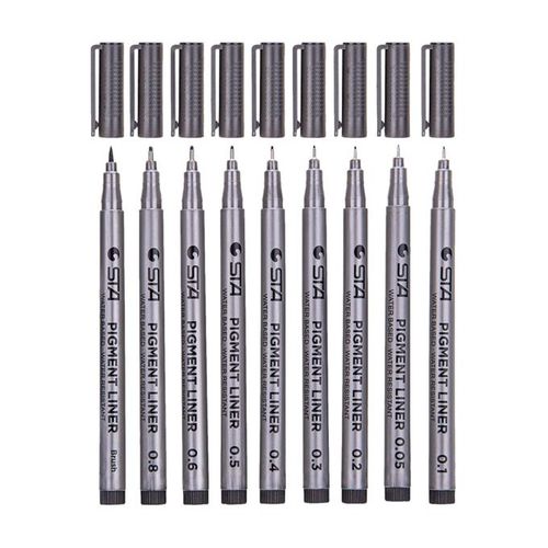Generic Pigment Liner Micro Liner Drawing Pens Makers Waterproof Ske @ Best  Price Online