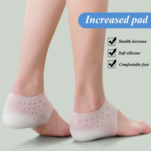 Generic Unisex Invisible Height Increase 5CM Silicone Socks Heel Pads  Orthopedic Arch @ Best Price Online