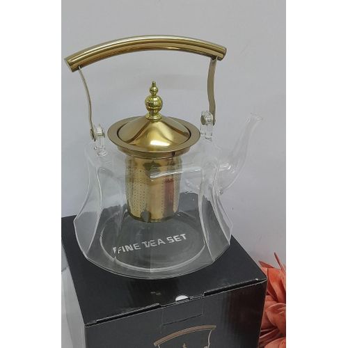 product_image_name-Generic-Borosilicate Glass Tea Decanter With Infuser 1000ml-3