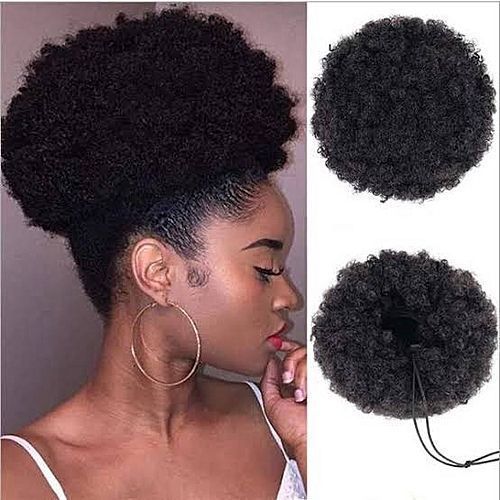 product_image_name-Fashion-Afro Hair Bun Extension Colour Black #Medium-1