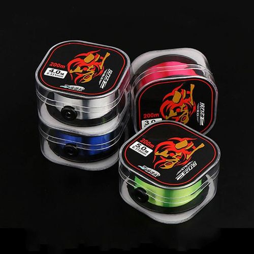 Generic Best Monofilament Nylon Fishing Line 200m Not Fluorocarbon Sinking  High Abrasion Resistance Stretchable Fishing Accessories @ Best Price  Online