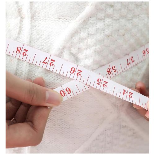 product_image_name-Homarom-Tape Measure 2 Pieces Arts & Crafts Cloths Sewing Soft Ruler 2 Metres 79inch Flexible -5