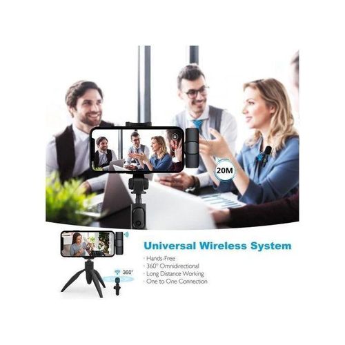 product_image_name-Generic-Professional Omnimic Wireless Lavalier Lapel Microphone for Android/iphone Computer-2