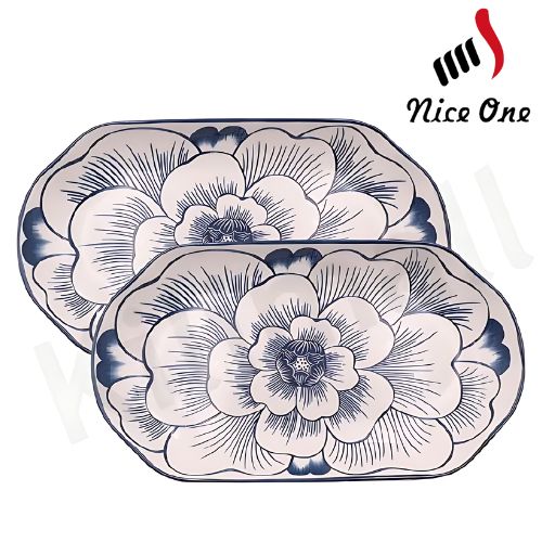 product_image_name-Nice One-Set Of 3pcs 13 INCH Classique Porcelain Dinner Dish Plates (YHY-PLATE-13-1 13INCH)-1
