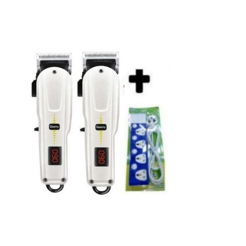 product_image_name-Geemy-Rechargeable Cordless Shaving Machine With Indicator 2 pieces plus 4 way extension -1