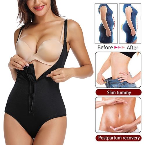 Women Bodysuit Shapewear Smooth Body Briefer Butt Lifter Tummy Control Body Shaper  Extra Firm Seamless One Piece Shaper with Bra