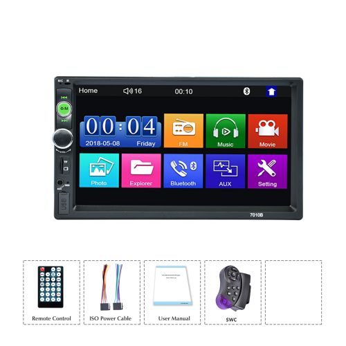 Generic 2 Din Car Stereo Bluetooth Autoradio 7 Touch Screen Mirror @ Best  Price Online