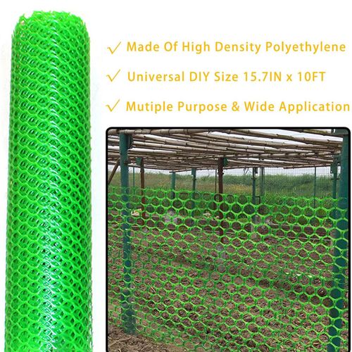 Generic Plastic Chicken Wire Net Fencing Barrier Net For Home Garden Green  @ Best Price Online