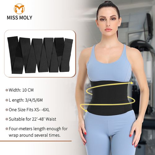 Comfortable Wrap Girdle Adjustable Elastic For Women Tummy Control Wide  Corset