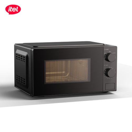 product_image_name-Itel-Microwave Oven with 20L Large Capacity, Clear Bell Alert, 5 adjustable power levels (Black (1 YR WRTY)-1