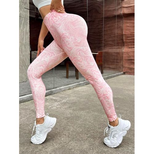 Pink gym leggins hot sale