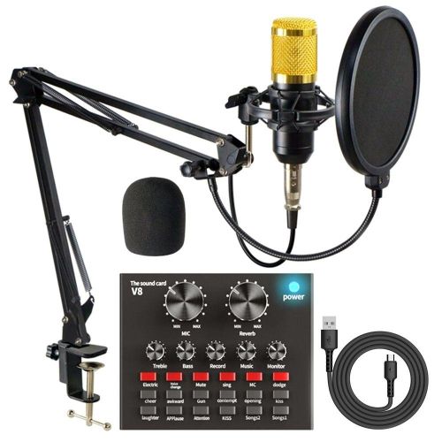 product_image_name-Generic-V8 Sound Card + BM800 Mic Streaming Kit for Gamers and Influencers-1