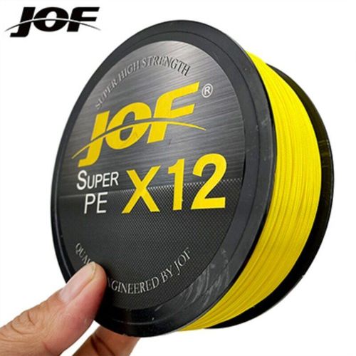 Generic JOF 12 Strands Braid PE Fishing Line 300M 500M 100M Strong