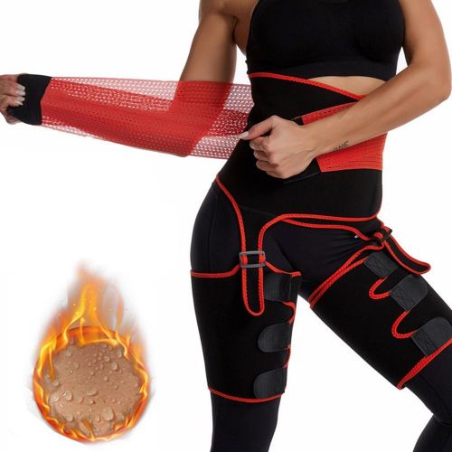 Generic 3 In 1 Waist And Thigh Trimmer Double Compression Belt Leg