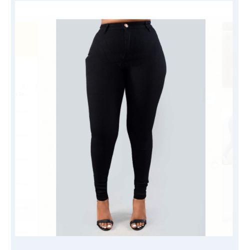 Fashion Elegant Body Shaper Jeans For Ladies- Black @ Best Price