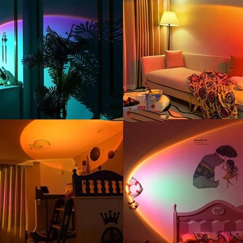 product_image_name-Generic-Sunset Lamp Projector with Remote and App Control, 360° Rotation-1