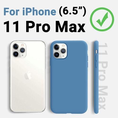 product_image_name-Generic-For Apple IPhone 11 Pro Max (6.5 Inch) Real Silicone Case With Inside Microfiber Lining Cover-3