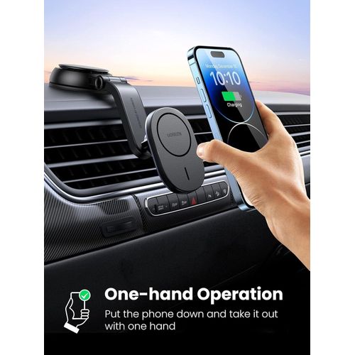 product_image_name-Ugreen-Wireless Charger Car Mobile Phone Holder Car with Charging Function Magnetic Wireless Charger Compatible with iPhone 16,16 Pro,16 Pro Max,15,14,13,12 Series-6
