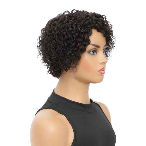 Short curly hotsell remy wigs
