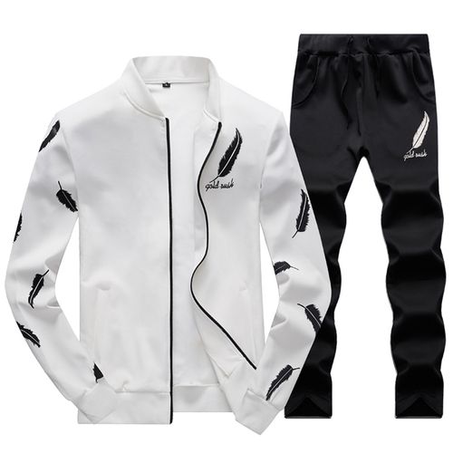 Fashion Mens Set Tracksuit Set 2 Pieces-White @ Best Price Online ...