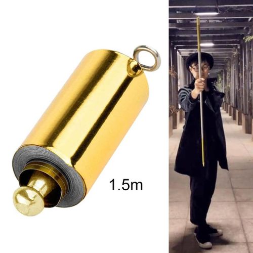 Generic Martial Magic Tricks Telescopic Rod Staff Golden Silver 1.5m.5m @  Best Price Online