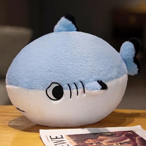 Round shark plush discount