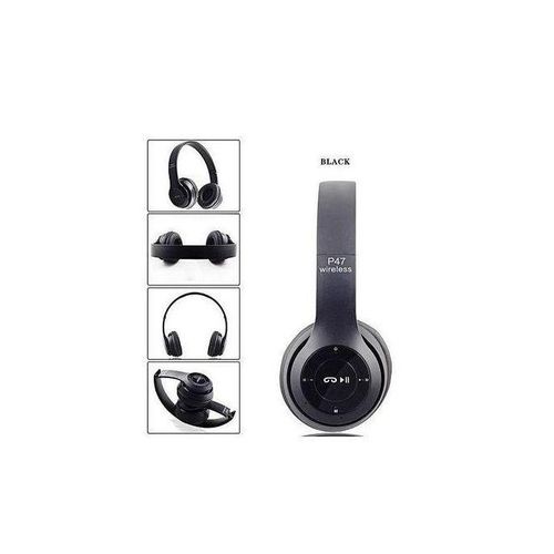 product_image_name-Generic-P47 Sports Bluetooth Headphones Black-2