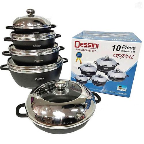 product_image_name-Dessini-Die-Cast Granite Non-Stick Cooking Pot Set-1