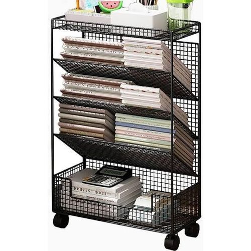 product_image_name-Generic-Multipurpose bookshelf stand with wheels-2