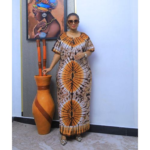 product_image_name-Fashion-Ladies Ankara Cotton Maxi Dress – Elegant, Comfortable, And Stylish-1