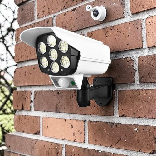 product_image_name-Generic-Inbuilt Battery Solar Powered Motion Activated Bright LEDs Dummy Fake Cctv Camera Motion Sensor Solar Light-1