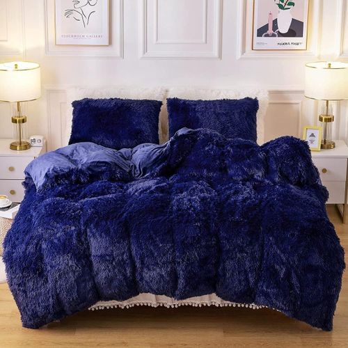 product_image_name-Fashion-6 PCs 6*7 Fluffy Duvet 4 Pillow Cases 1 Bedsheet-1