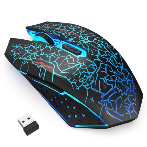 product_image_name-Generic-2.4G Wireless Gaming Mouse 6 Keys RGB Light Rechargeable-1