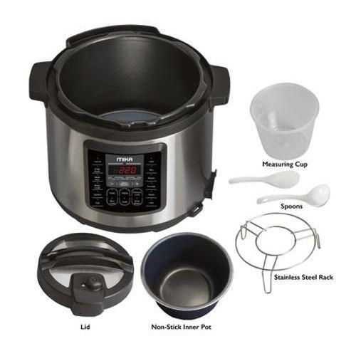 product_image_name-Generic-MIKA 6L Electric Pressure Cooker - Silver-2