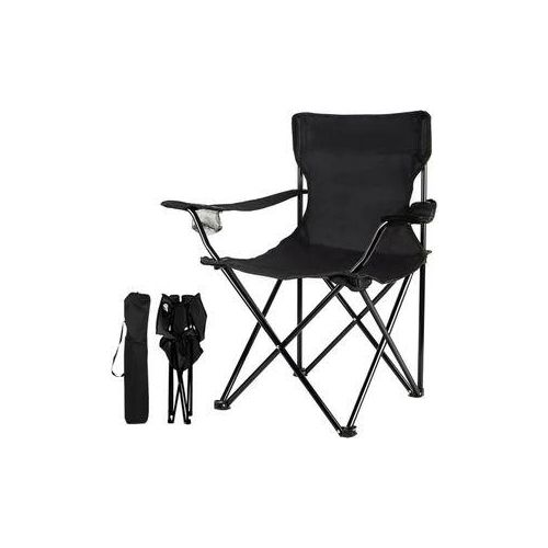 product_image_name-Generic-Portable And Foldable Camping Beach Chair -Out Door Chair -Black-1