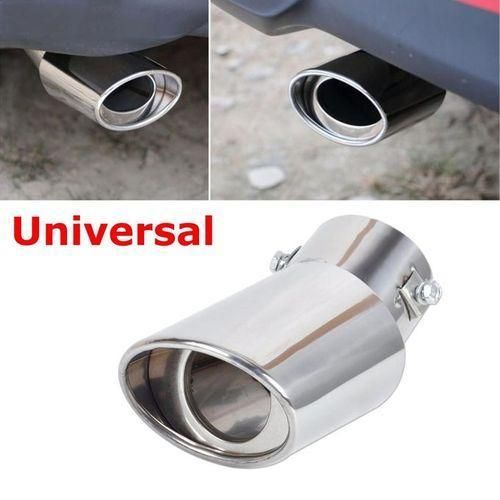 product_image_name-Generic- Car Universal Round R Silver Stainless Steel Chrome Exhaust-1