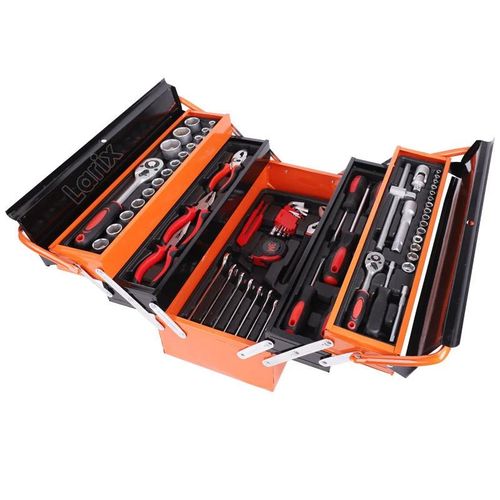product_image_name-Generic-Professional 168pcs Mechanic Socket Ratchet Wrench Hand Tool Kits In 5 Layers Metal Box For Automobile Repair Workshop-1
